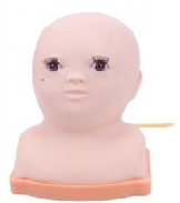 Pažangus kūdikio galvos integruotas venipunktūros modelis