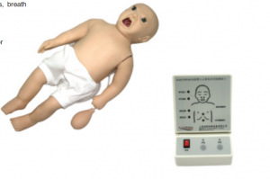 Full-functional Infant Nursing Manikin  (Nursing, CPR, Auscultation, Defibrillation and Pacing, ECG)