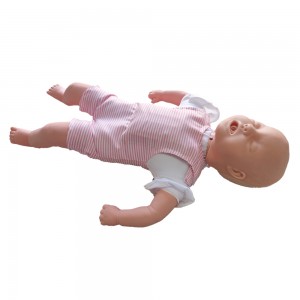 ວິທະຍາສາດການແພດ CPR 150 Baby First Aid Training Doll Infant CPR and Airway Obstruction Training Manikin Model