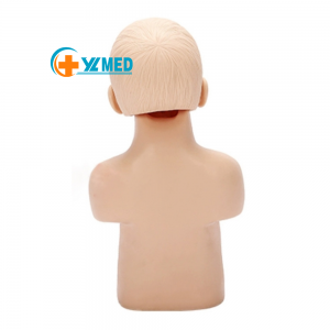 Modelo de asfixia infantil, método de bofetada en la espalda Heimlich, método de deslizamiento del dedo, modelo de enseñanza de PVC para entrenamiento
