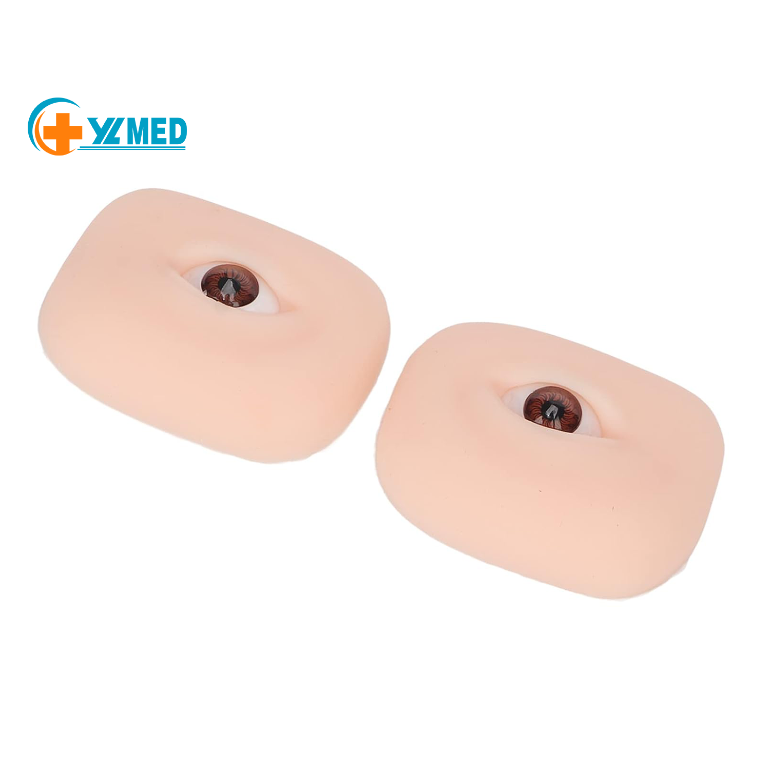 Soft Silicone Eye Model Flexible 5D for Practicing Piercing Suture Makeup Teaching Instructions for Eye Makeup