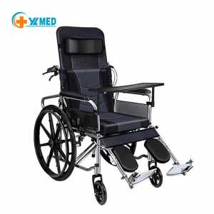 Folding wheelchairs Portable paralysis recliner small wheelchairs semi-lying ordinary